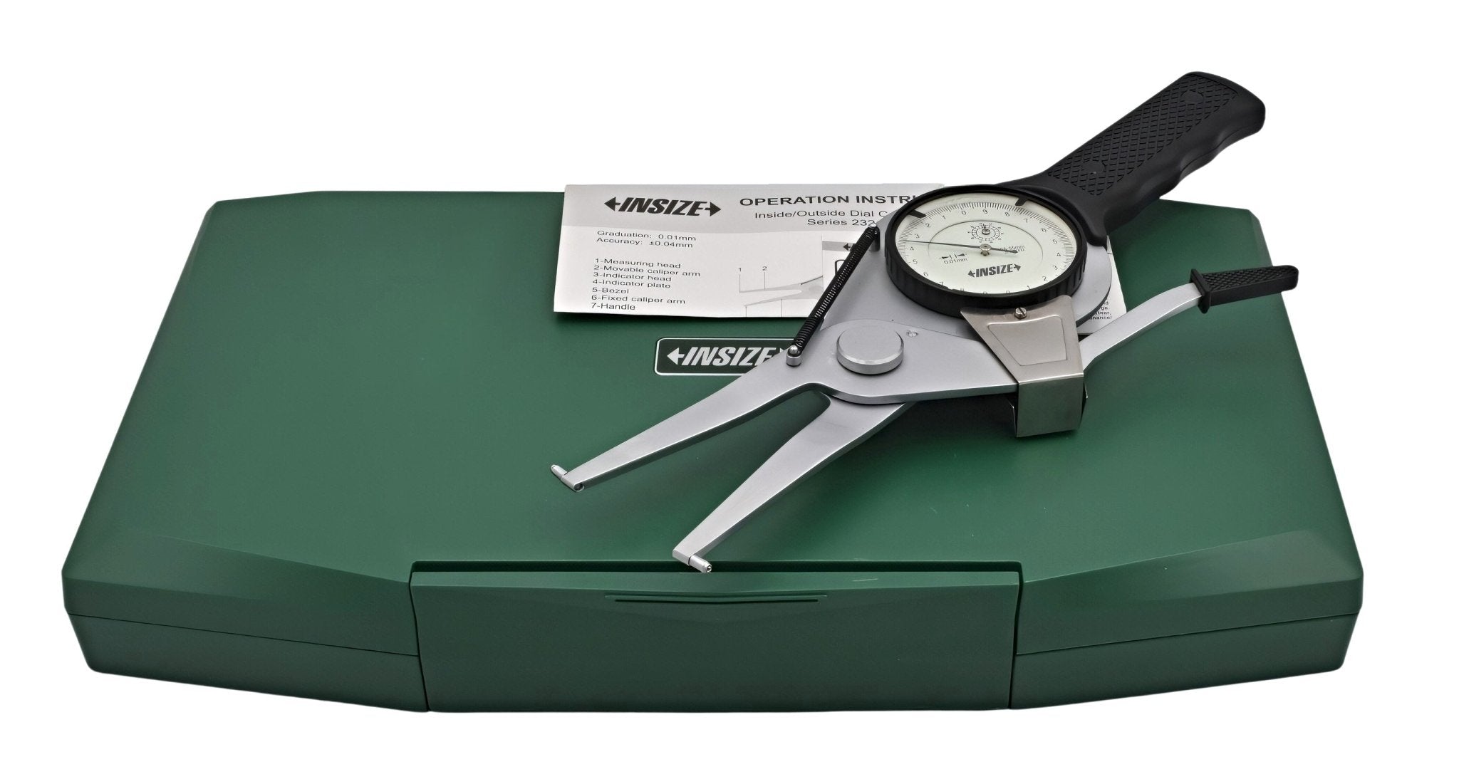 Insize Internal Dial Caliper Gauge 35-55mm Range Series 2321-55 - Twin Eagle Imports