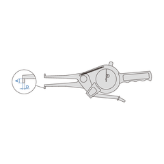 Insize Internal Dial Caliper Gauge 55-75mm Range Series 2321-75 - Twin Eagle Imports