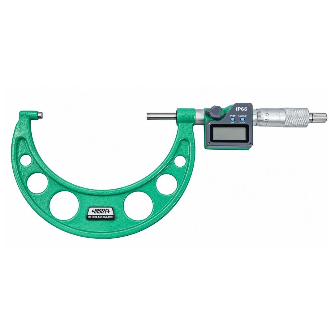 Insize IP65 Digital Outside Micrometer 125-150mm / 5-6" Range Series 3101-150A - Twin Eagle Imports