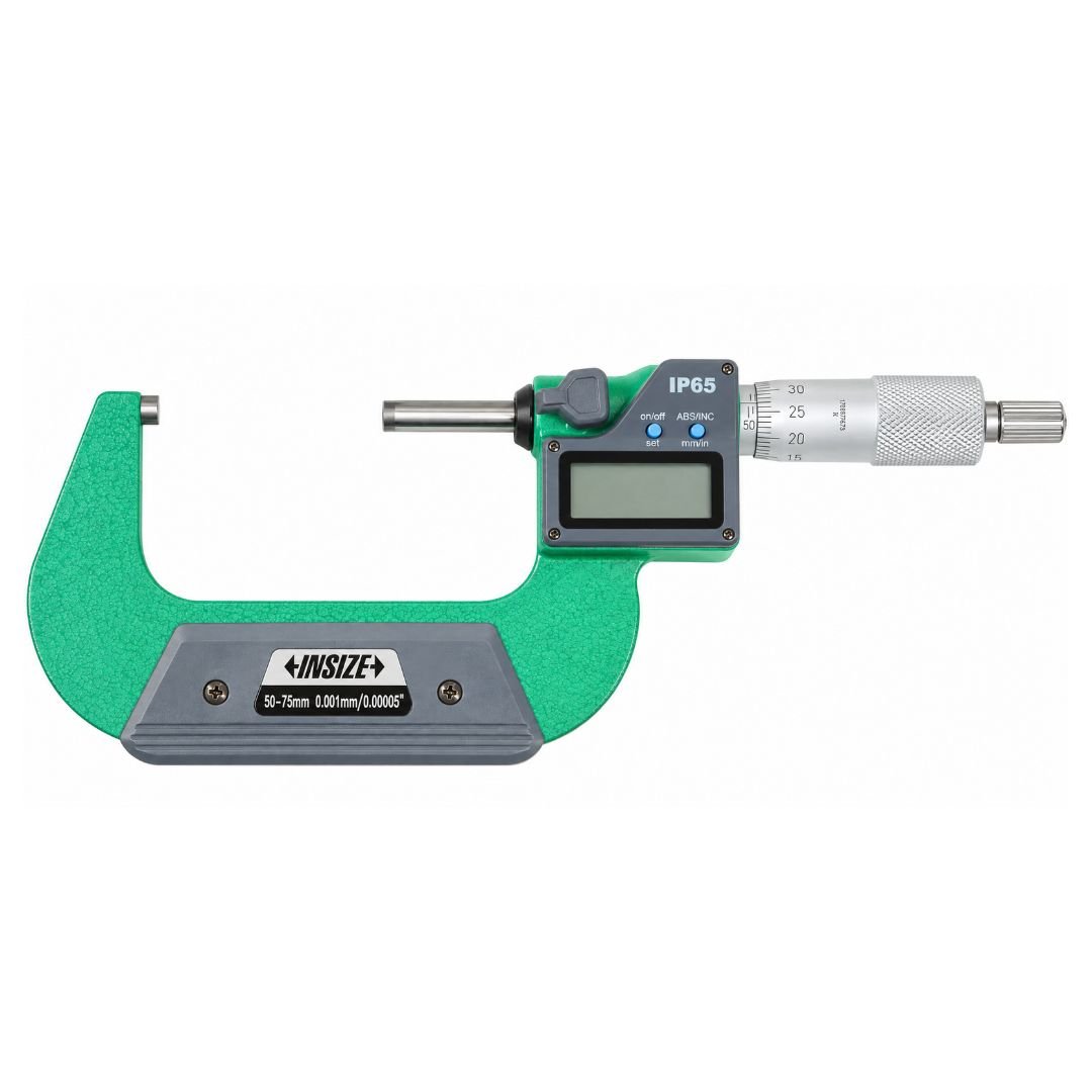 Insize IP65 Digital Outside Micrometer 50-75mm / 2-3" Range Series 3101-75A - Twin Eagle Imports