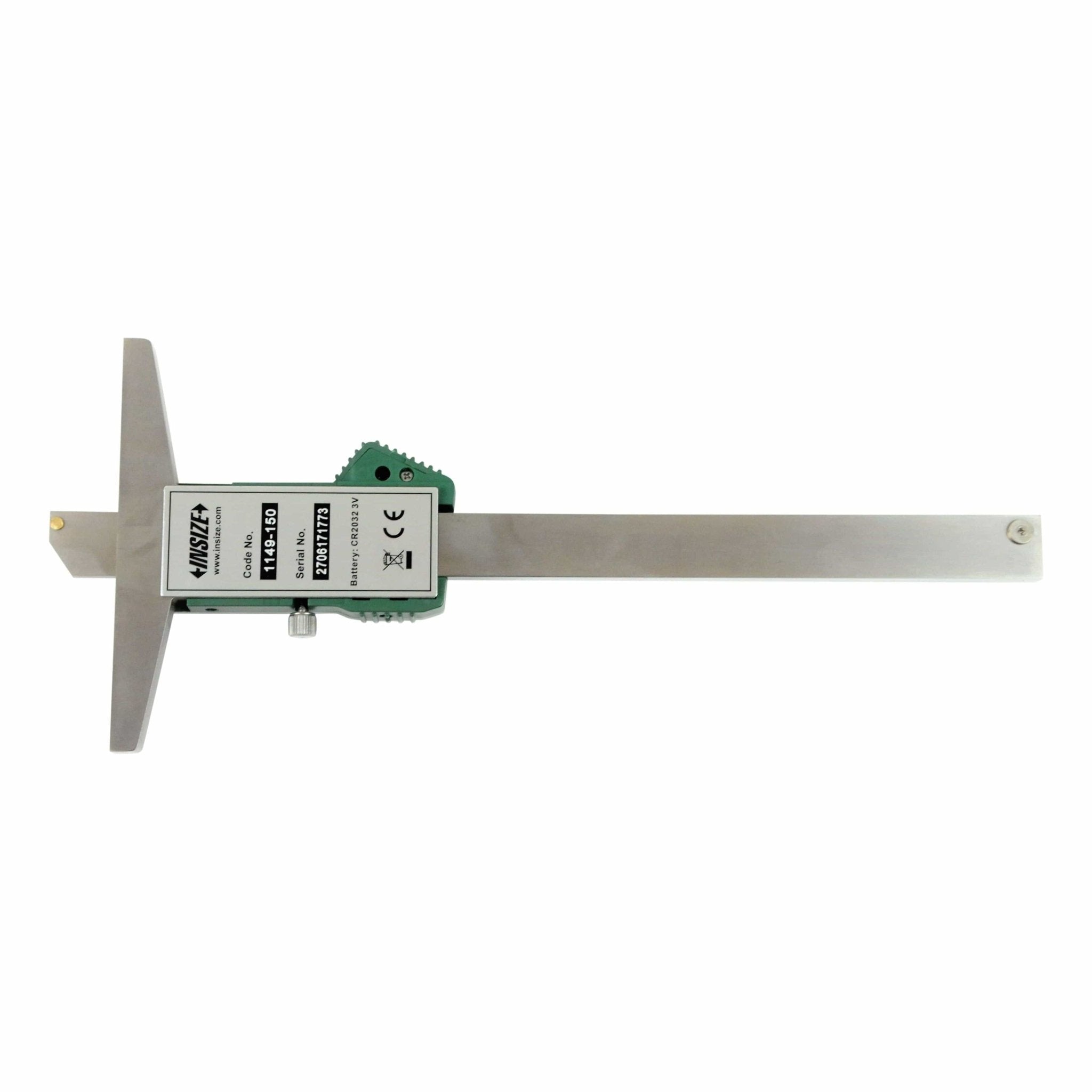 Insize IP67 Digital Depth Gauge 0-150mm / 0-6" Range Series 1149-150 - Twin Eagle Imports