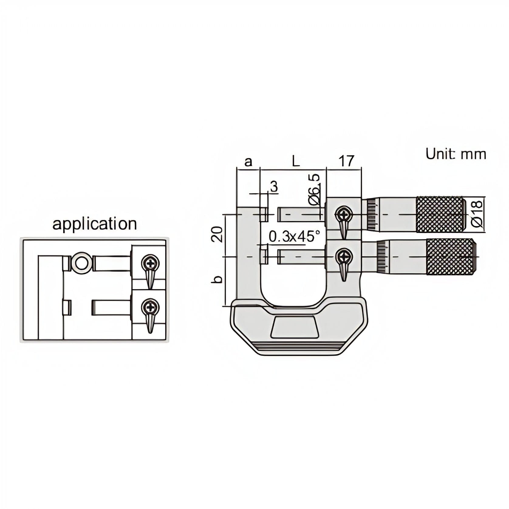 Insize Limit Micrometer 0-25mm Range Series 3235-25A - Twin Eagle Imports