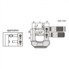 Insize Limit Micrometer 0-25mm Range Series 3235-25A - Twin Eagle Imports