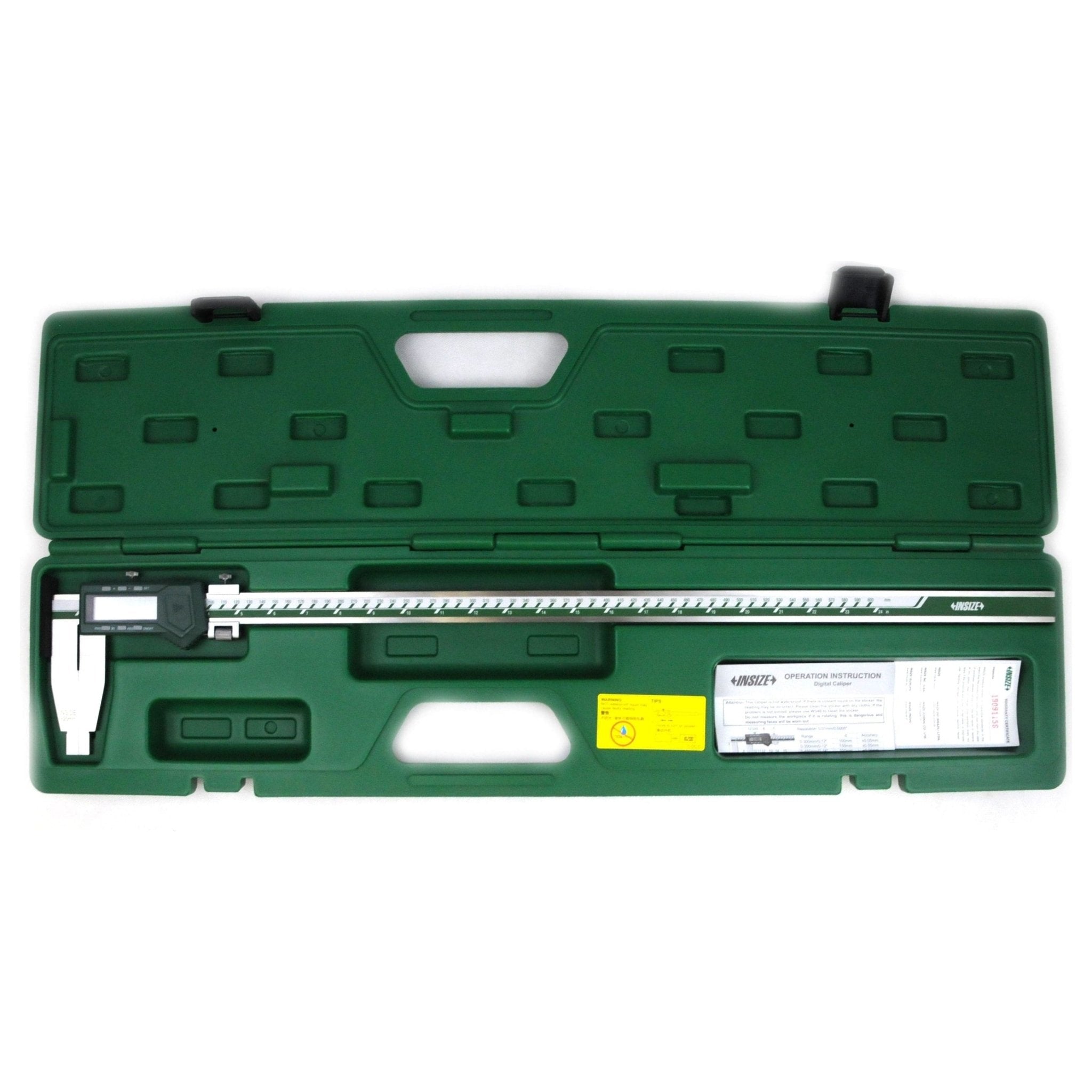 Insize Long Jaw Digital Caliper 0-1500mm / 0-60" Range Series 1106-1502 - Twin Eagle Imports