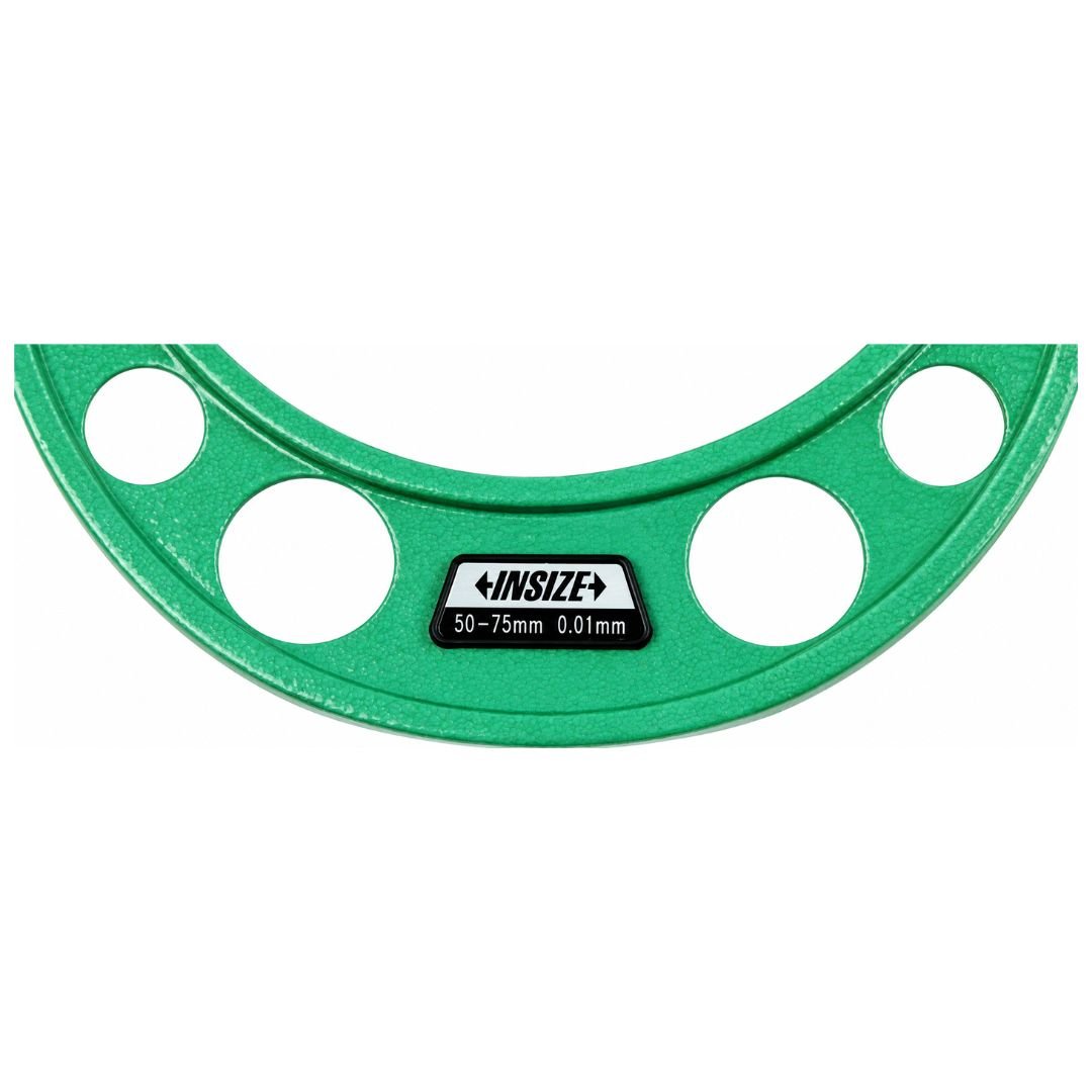 Insize Long Spindle Outside Micrometer 50-75mm Range Series 3209-75 - Twin Eagle Imports