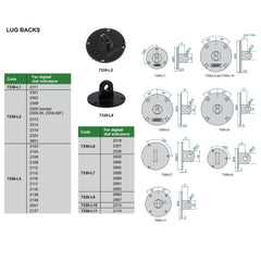 Insize Lug Back for Dial Guages 53mm Range Series 7330-L5 - Twin Eagle Imports