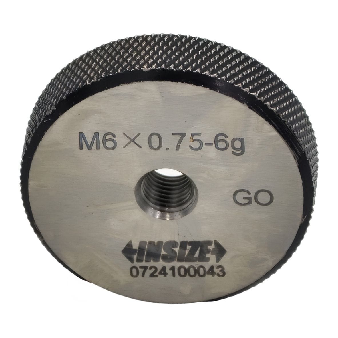 INSIZE Manufacturing Insize GO Thread Ring Gauge M6X0.75 Series 4129-6L