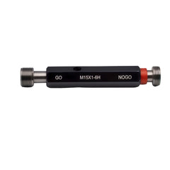 INSIZE MEASURING EQUIPMENT Insize 4139-15P Fine Thread Plug Gage – M15 × 1 (Go / No-Go, Class 6H)