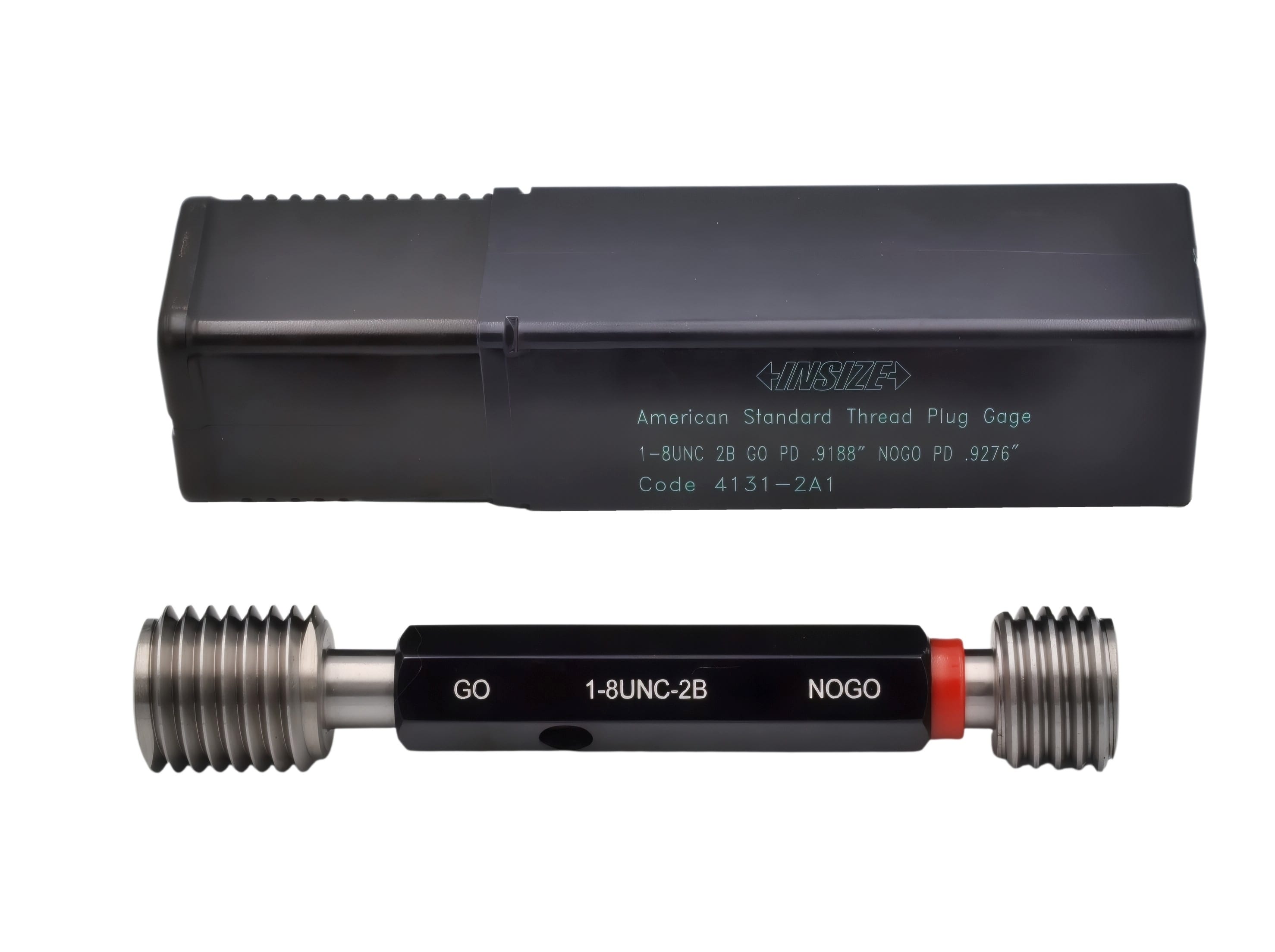 INSIZE MEASURING EQUIPMENT Insize American Standard Thread Plug Gauge 1-8 UNC Class 2B Series 4131-2A1