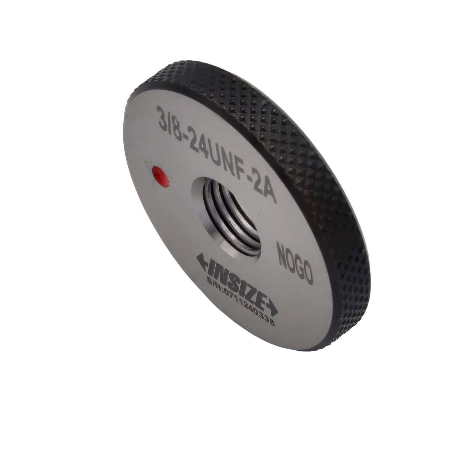 INSIZE MEASURING EQUIPMENT Insize American Standard Thread Ring Gauge 3/8-24 UNF Class 2A NOGO Series 4121-3C2N