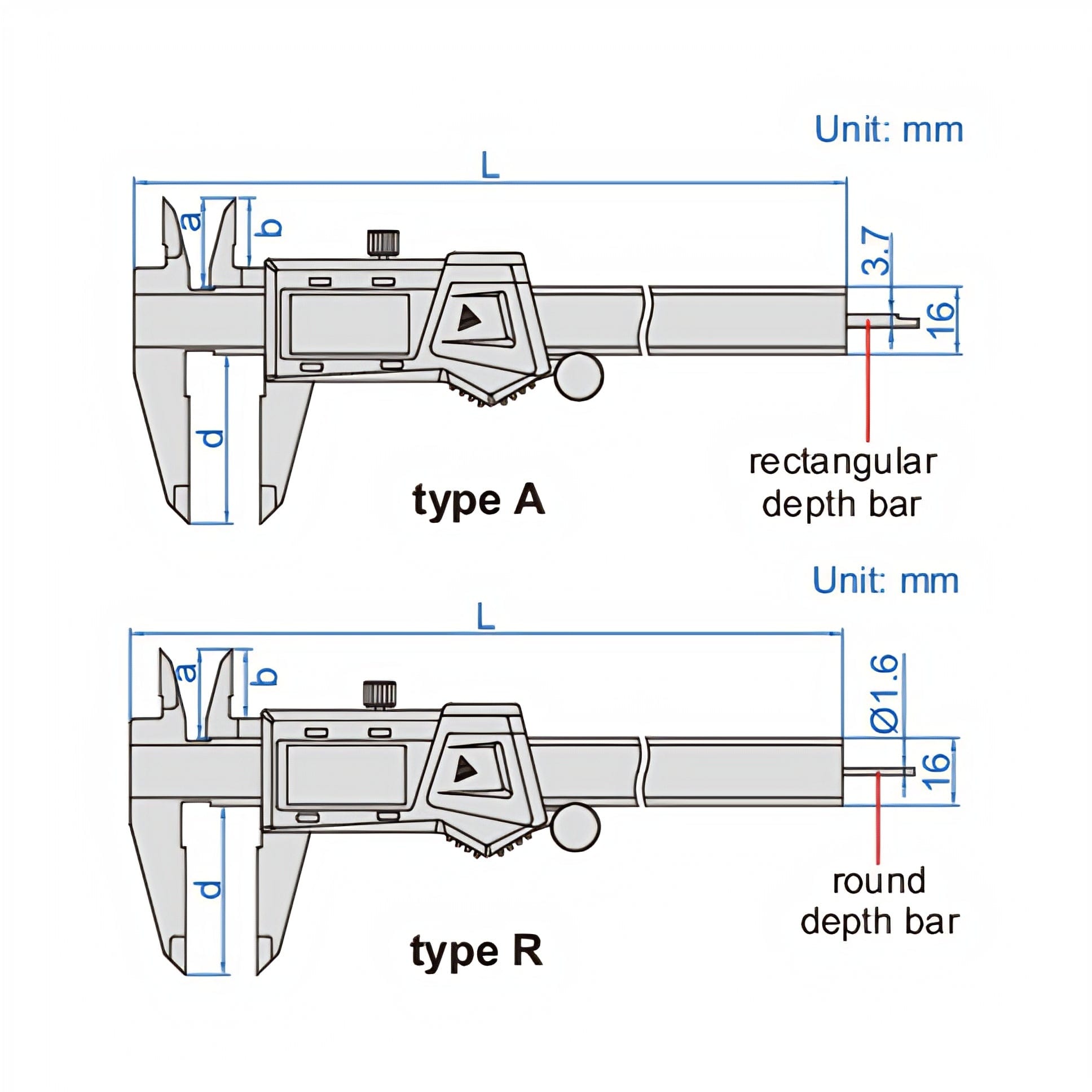 INSIZE Measuring Equipment Insize Digital Caliper 0-300mm / 0-12" Range Series 1103-300