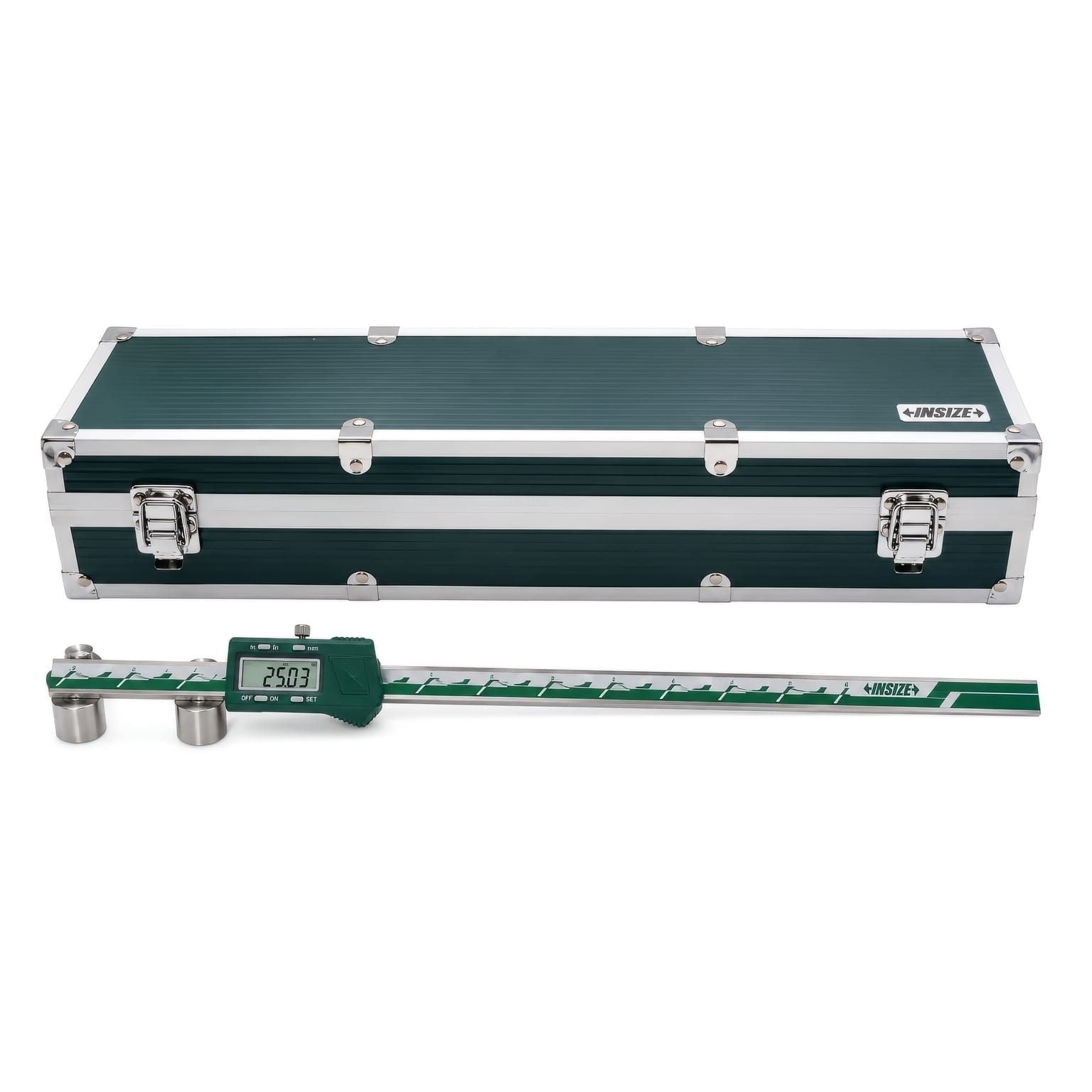 INSIZE MEASURING EQUIPMENT Insize Digital Caliper with Interchangeable Ball Tips 0–12″ Range Series 1527-3001