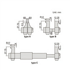 INSIZE Measuring Equipment Insize Digital Inside Micrometer 5-30mm/0.2-1.2" Range Series 3520-30