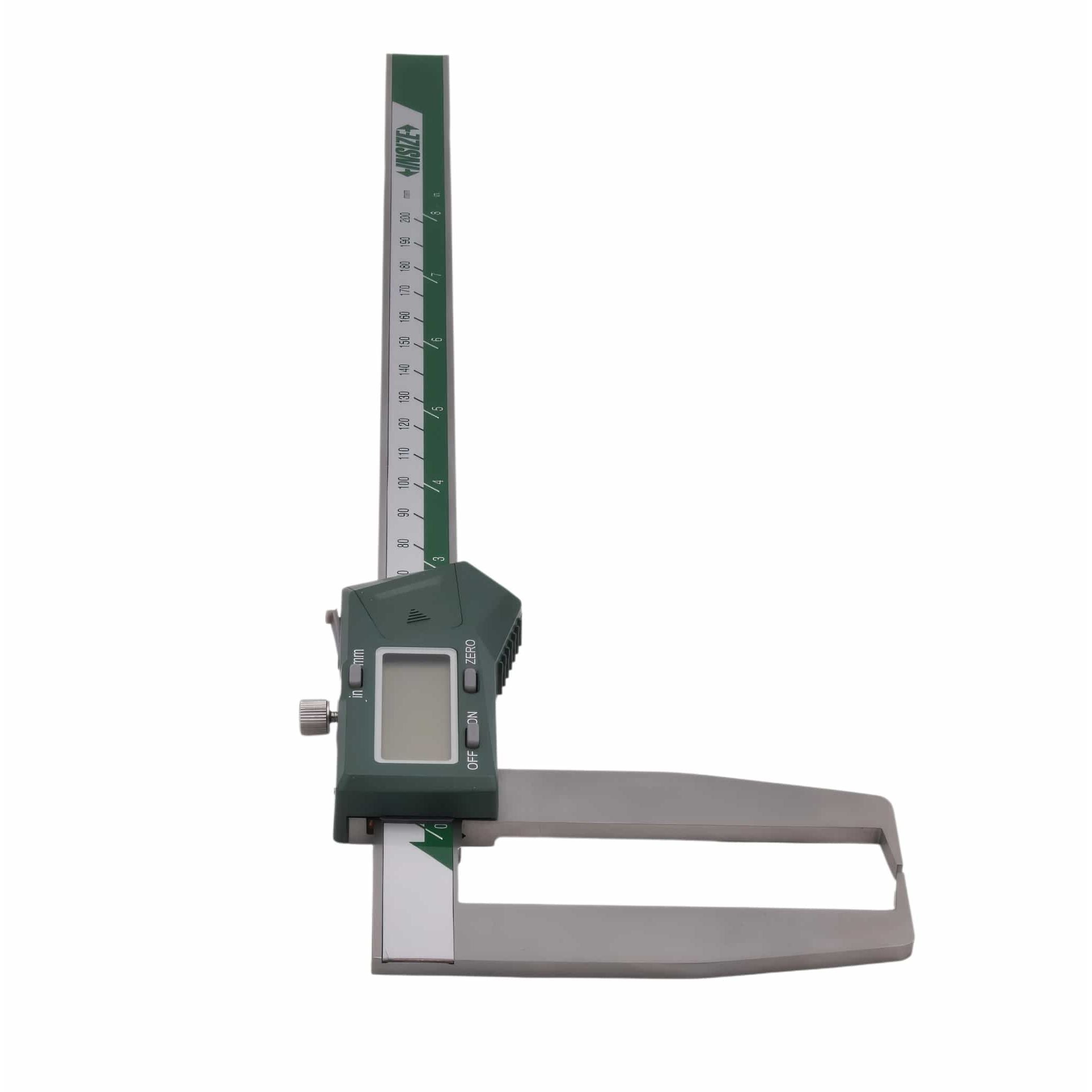 INSIZE MEASURING EQUIPMENT Insize Digital Outside Neck Caliper 0-200mm/0-8" Series 1187-200A