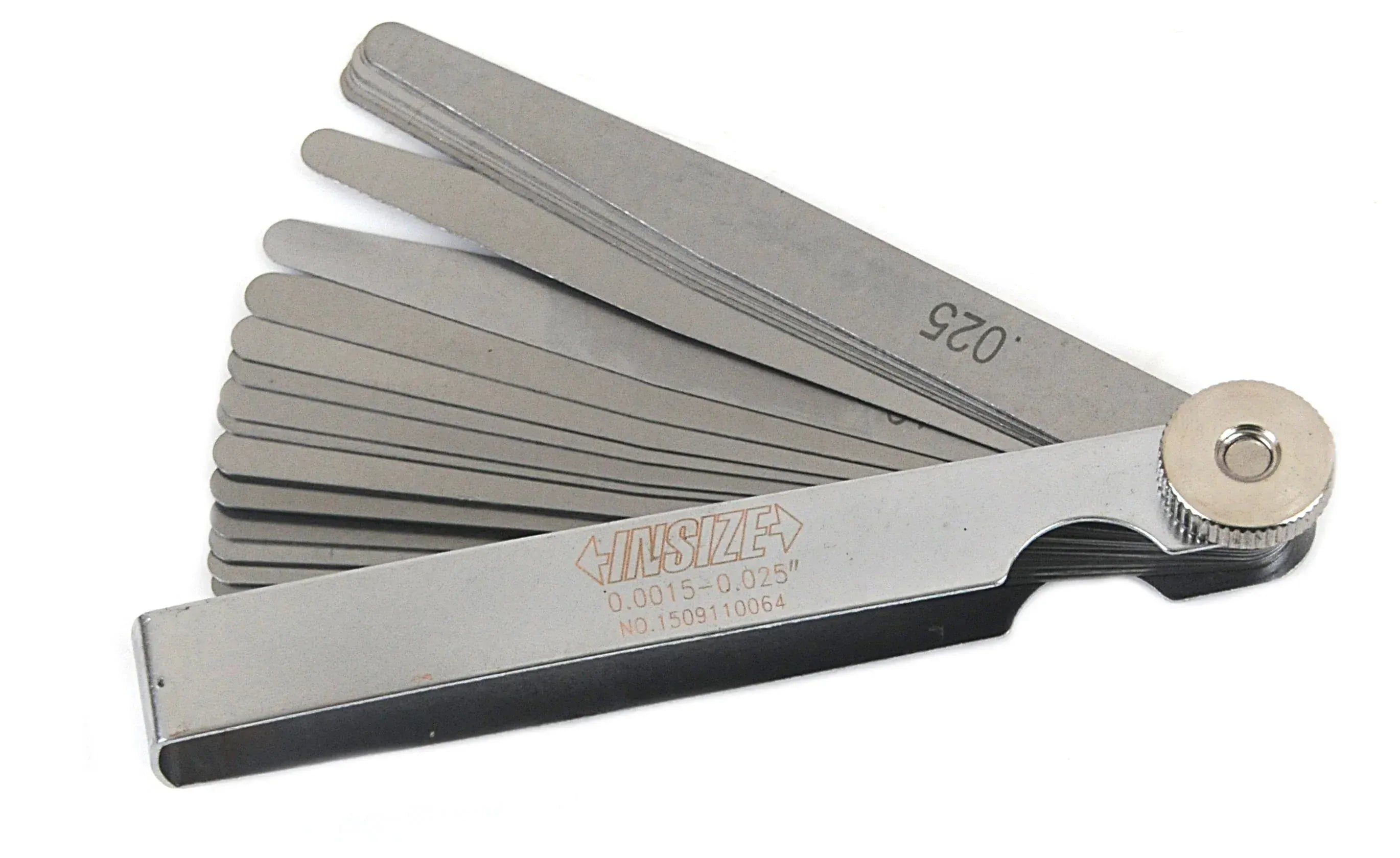 INSIZE MEASURING EQUIPMENT Insize Feeler Gauge Set 0.0015-0.025" Range Series 4613-263