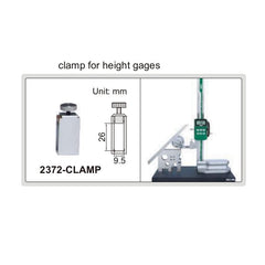 INSIZE Measuring Equipment Insize Height Gauge Clamp Range Series 2372-CLAMP