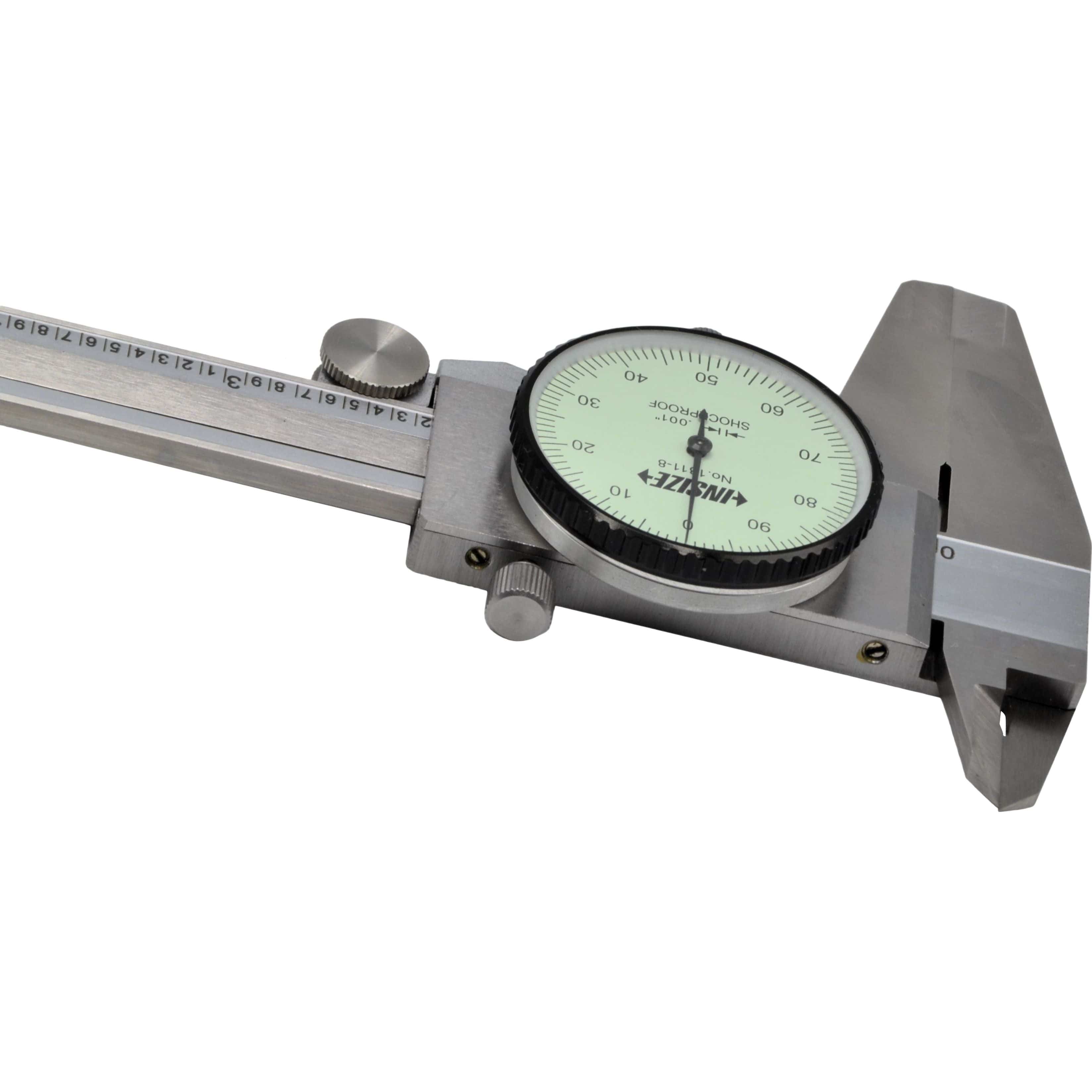 INSIZE Measuring Equipment INSIZE Imperial Dial Caliper  0-8" Range Series 1311-8