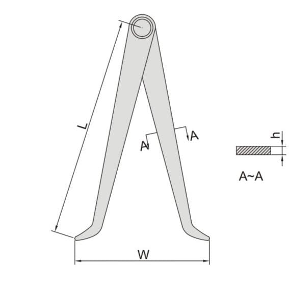 INSIZE Measuring Equipment Insize Inside Caliper 0-150mm Range Series 7240-150