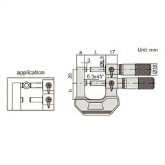 INSIZE Measuring Equipment Insize Limit Micrometer 25-50mm Range Series 3235-50A