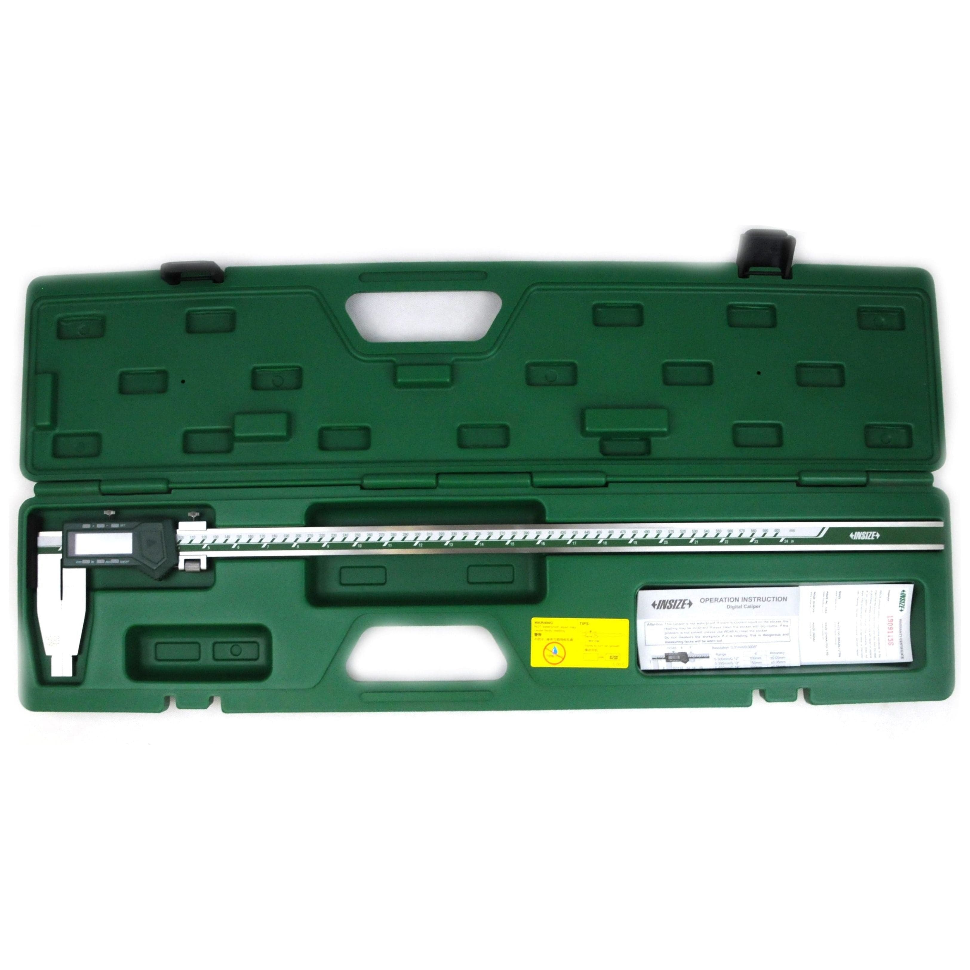 INSIZE Measuring Equipment Insize Long Jaw Digital Caliper 0-600mm / 0-24" Range Series 1106-601