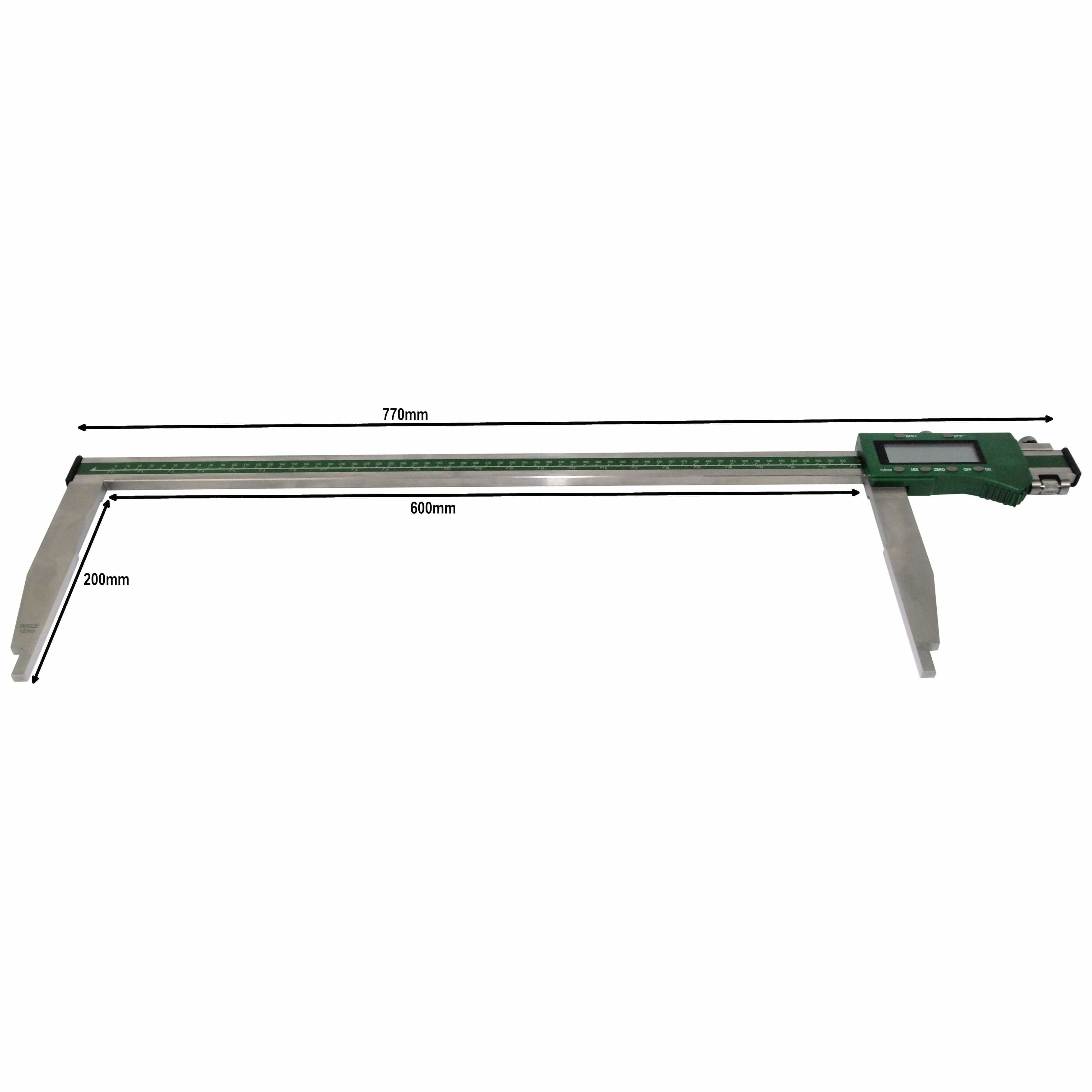 INSIZE Measuring Equipment Insize Long Jaw Digital Caliper  0-600mm / 0-24" Range Series 1106-603