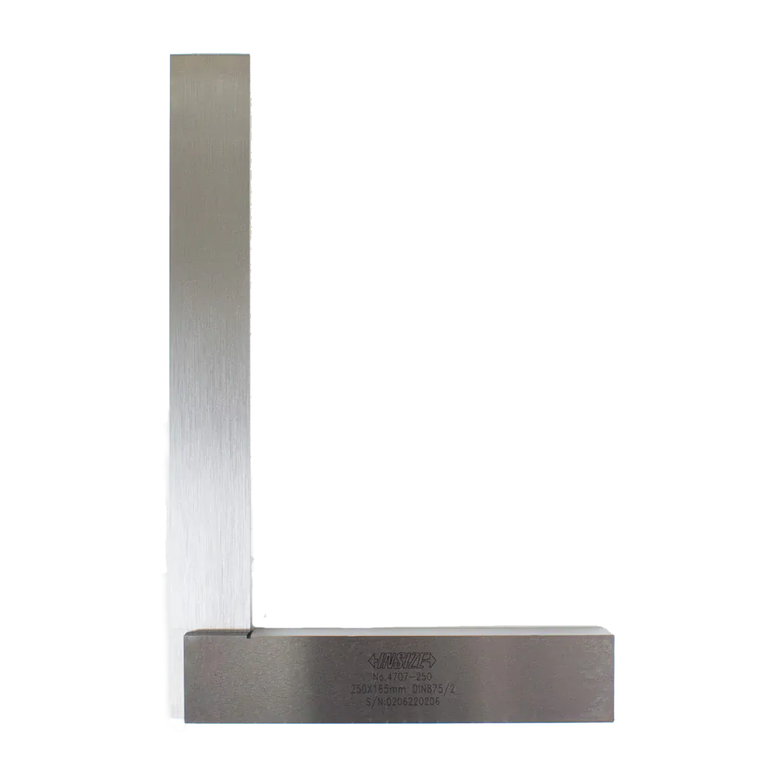 INSIZE MEASURING EQUIPMENT Insize Machinist Square with Wide Base 250 × 165mm Series 4707-250