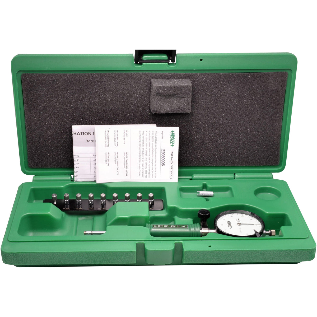 INSIZE Measuring Equipment Insize Mechanical Bore Gauge 0.24-0.4" Range Series 2323-04