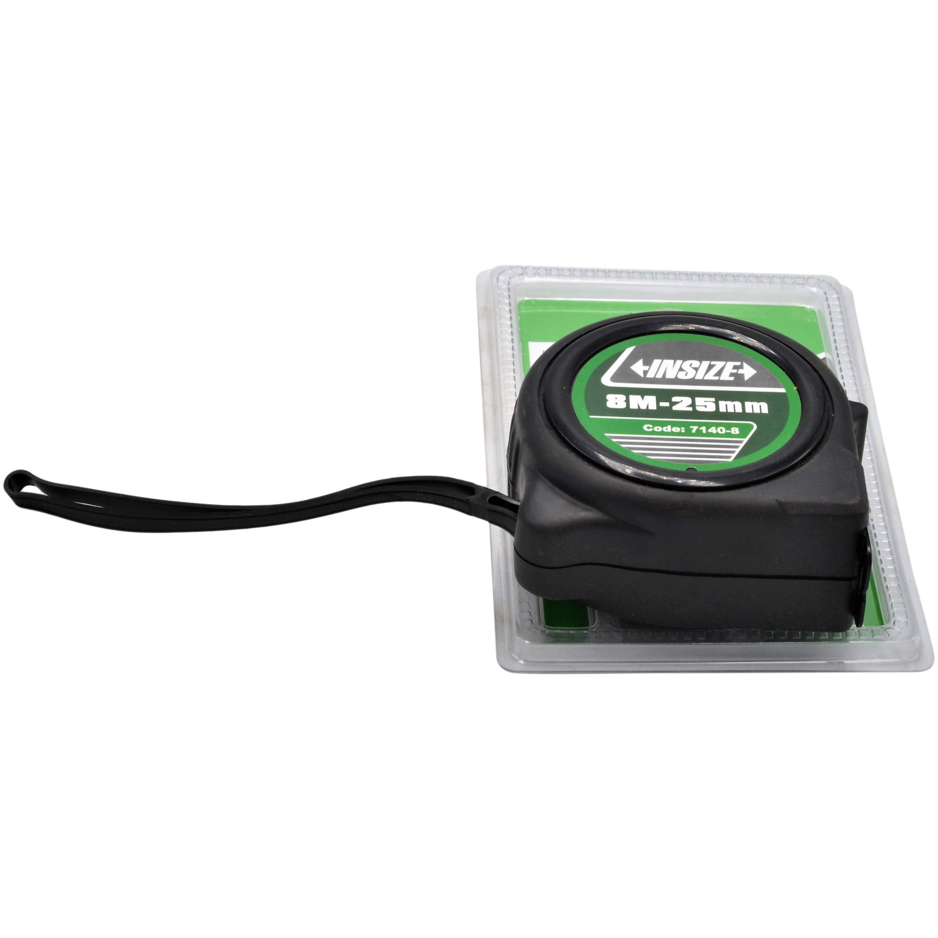 INSIZE Measuring Equipment Insize Metric 8M Tape Measure with Auto Retract Series 7140-8