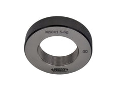 INSIZE MEASURING EQUIPMENT Insize Metric Fine Thread Ring Gauge GO M50 x 1.5 Class 6g Series 4129-50R