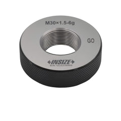 INSIZE MEASURING EQUIPMENT Insize Metric Fine Thread Ring Gauge M30 x 1.5 Class 6g GO Series 4129-30R