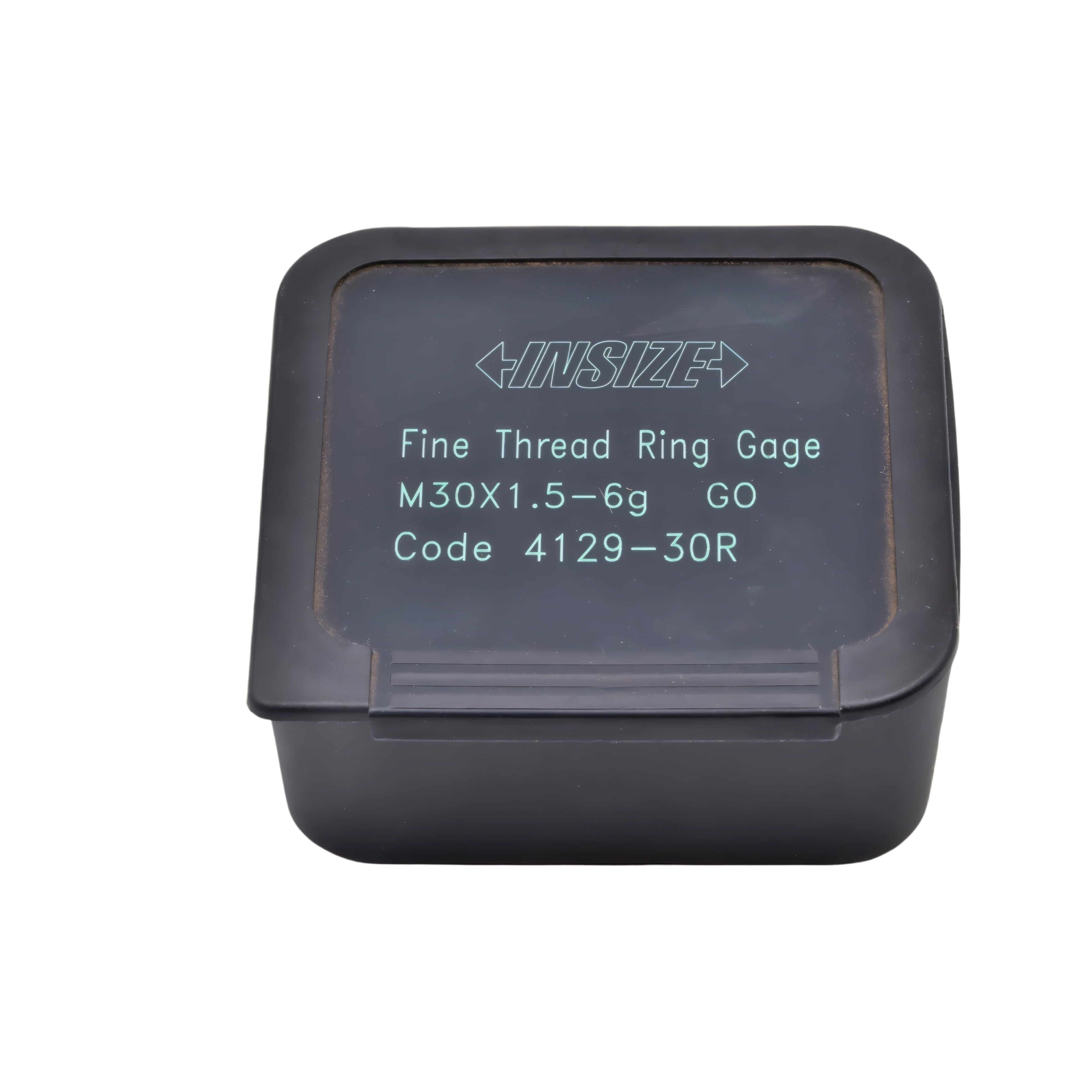 INSIZE MEASURING EQUIPMENT Insize Metric Fine Thread Ring Gauge M30 x 1.5 Class 6g GO Series 4129-30R