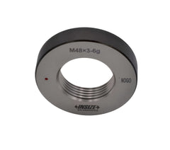INSIZE MEASURING EQUIPMENT Insize Metric Fine Thread Ring Gauge NOGO M48 x 3 Class 6g Series 4129-48VN