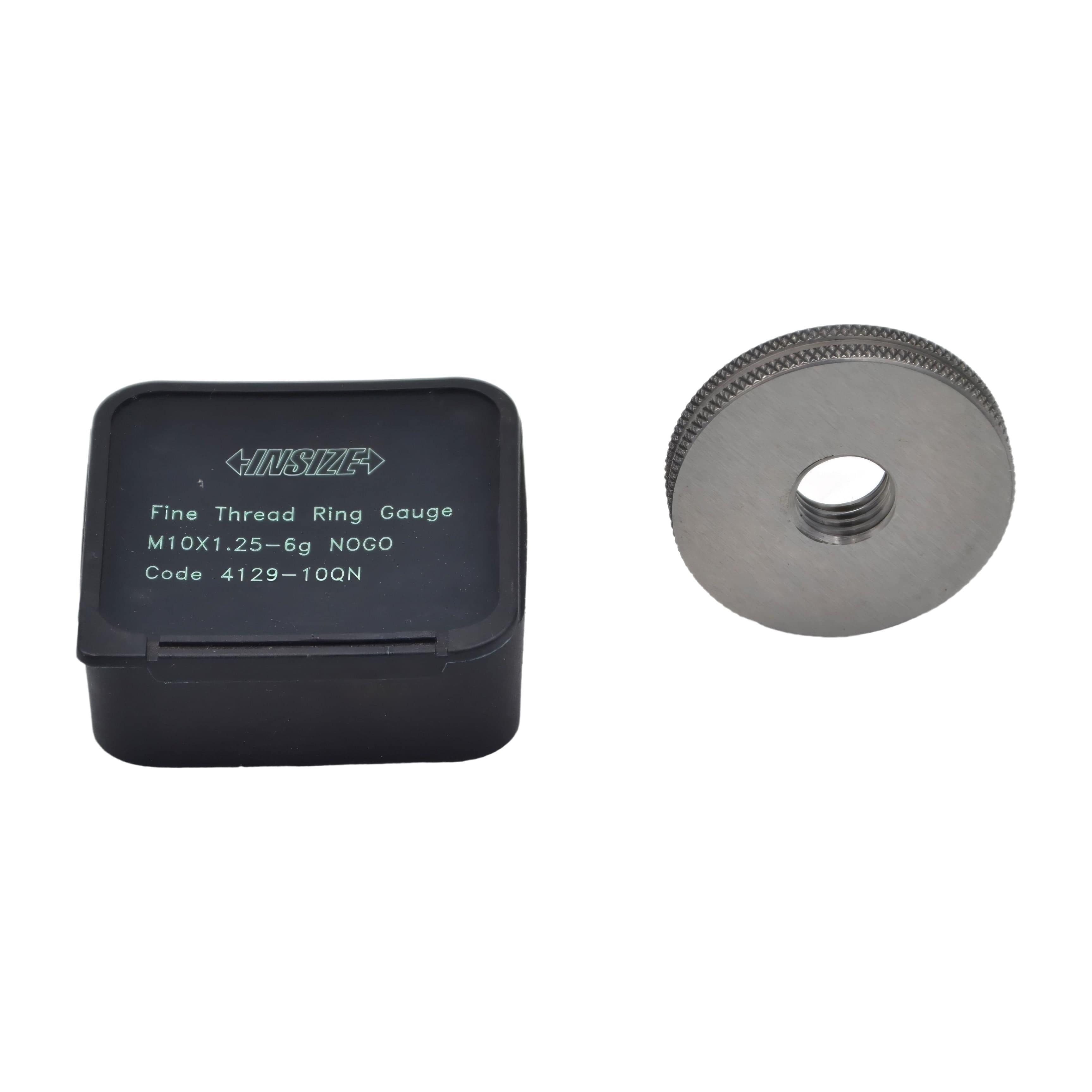 INSIZE Measuring Equipment Insize NOGO Thread Ring Gauge M10X1.25 Series 4129-10QN