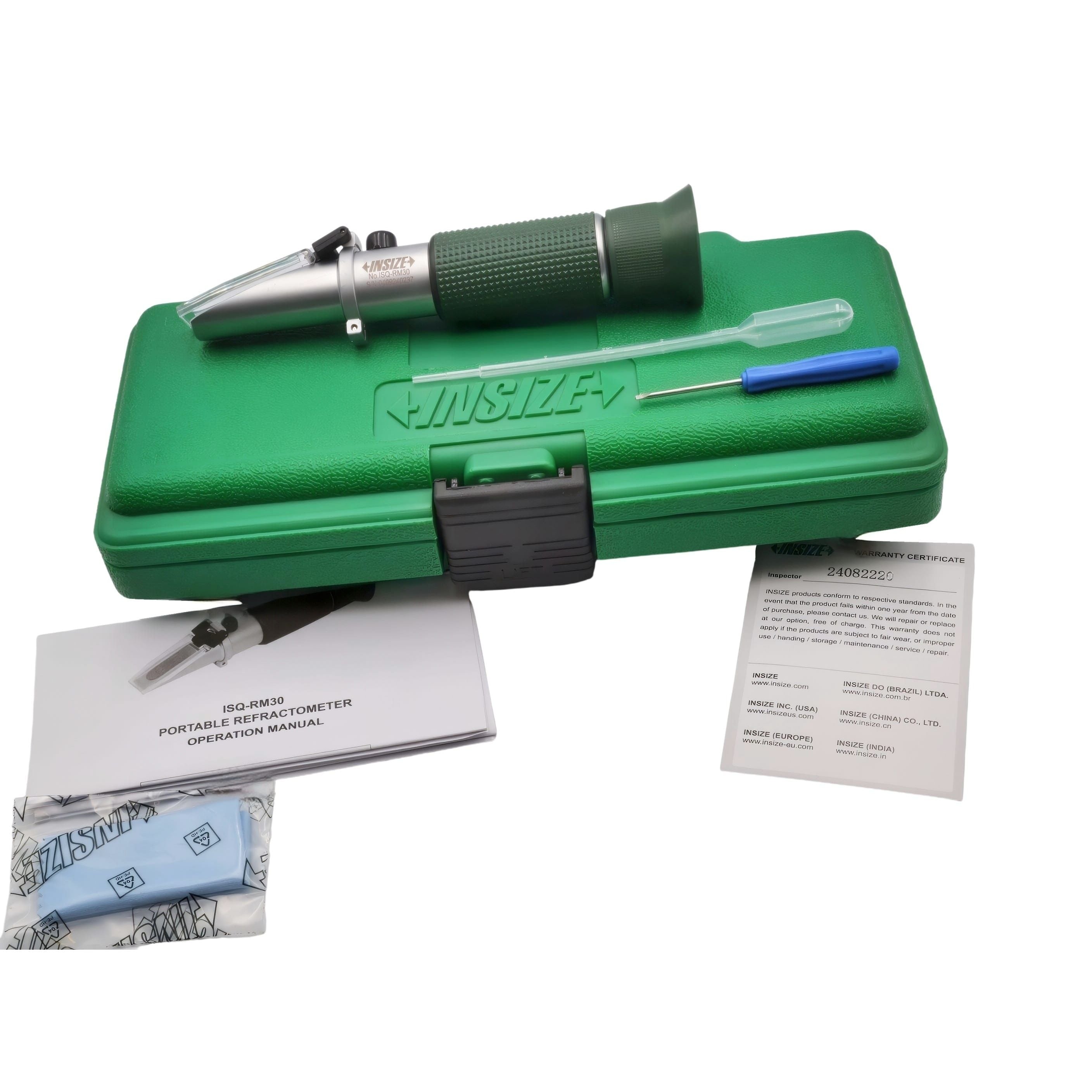 INSIZE MEASURING EQUIPMENT Insize Portable Refractometer 0-32% Brix Coolant Tester ISQ-RM30