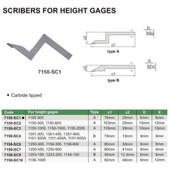 INSIZE Measuring Equipment Insize Scriber For Height Gauges Type A Series 7150-SC1