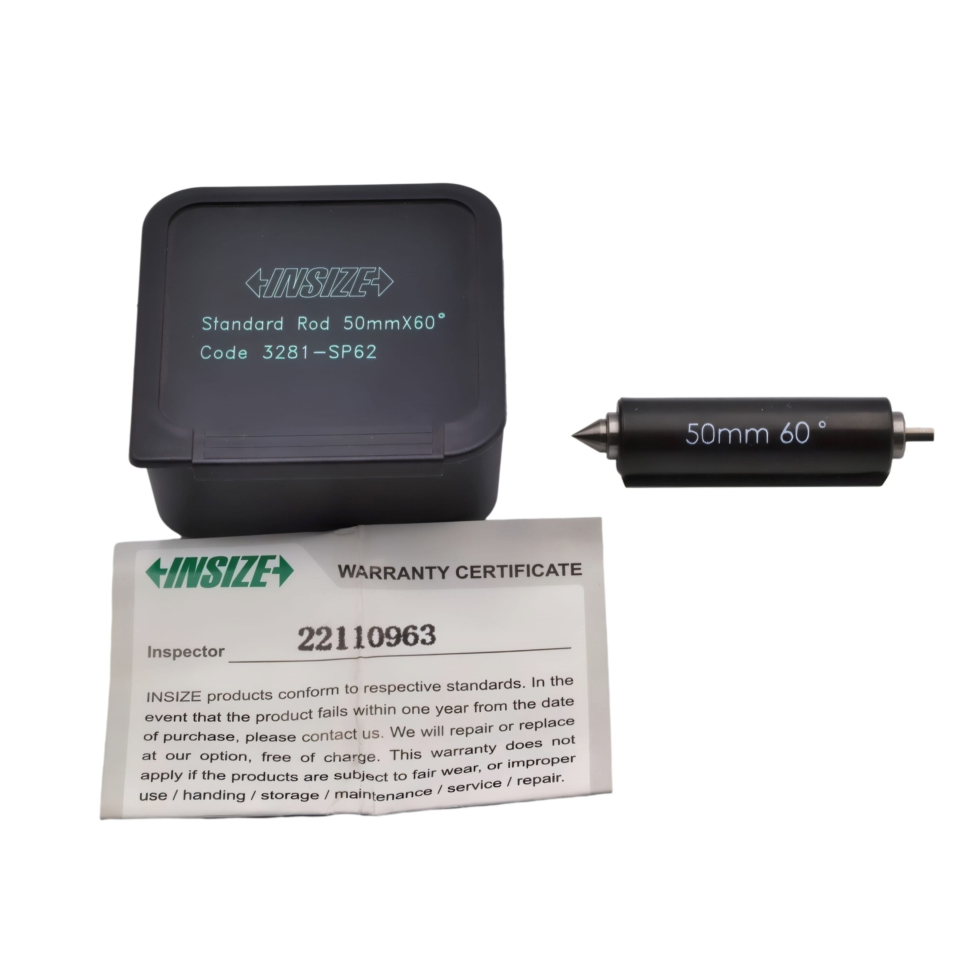 INSIZE MEASURING EQUIPMENT INSIZE SETTING STANDARD FOR SCREW THREAD MIC 60° Series 3281