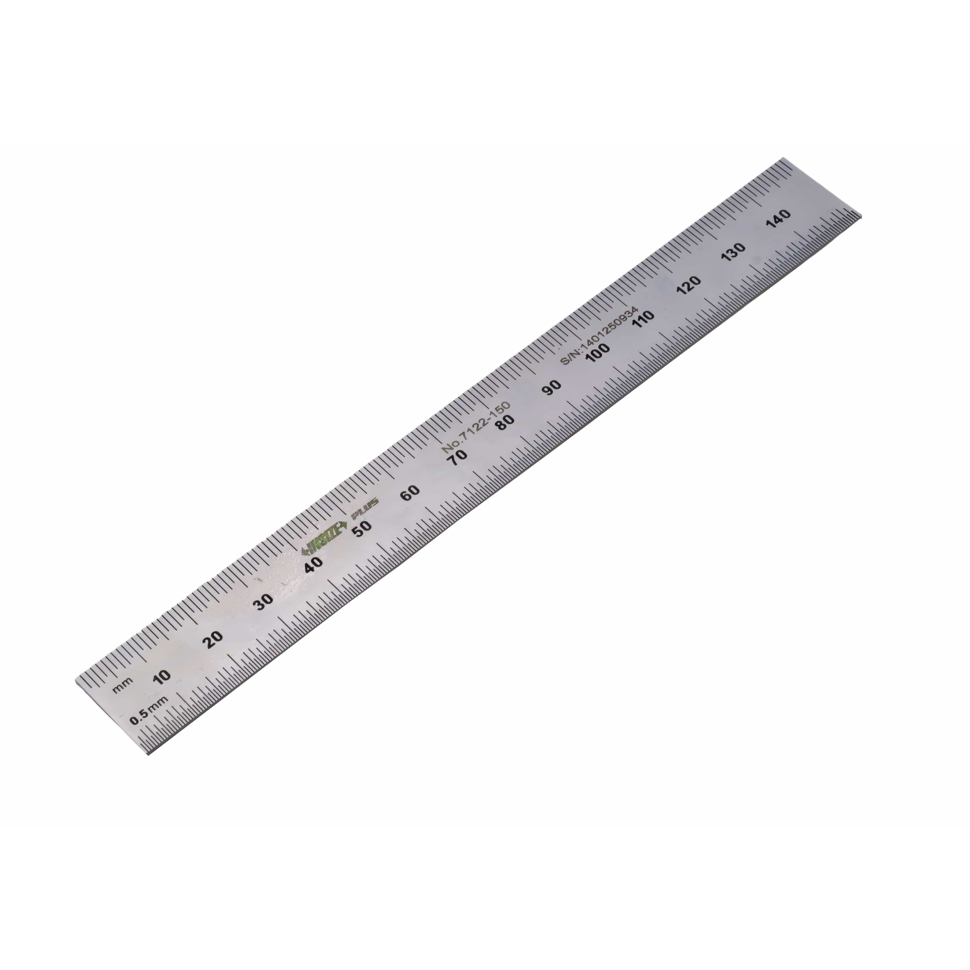 INSIZE MEASURING EQUIPMENT Insize Stainless Steel Ruler 150mm Metric Rule Series 7122-150