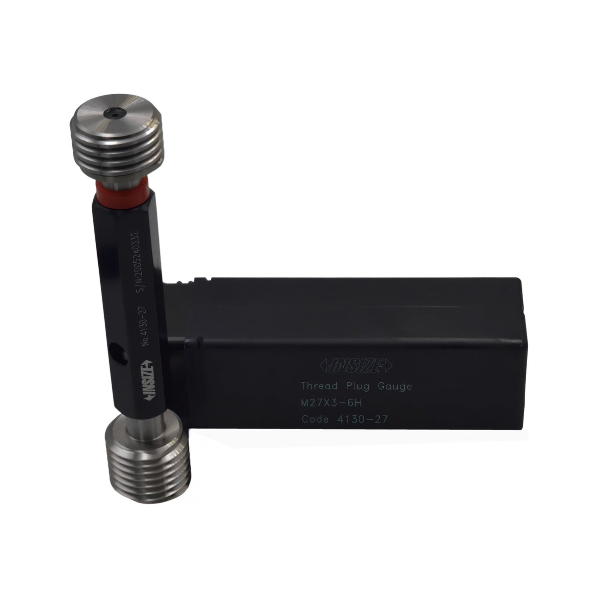 INSIZE Measuring Equipment Insize Thread GO NOGO Plug Gauge M27x3mm Series 4130-27