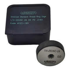 INSIZE Measuring Equipment Insize Thread GO Ring Gauge 1/4"-20 UNC Series 4121-1B1