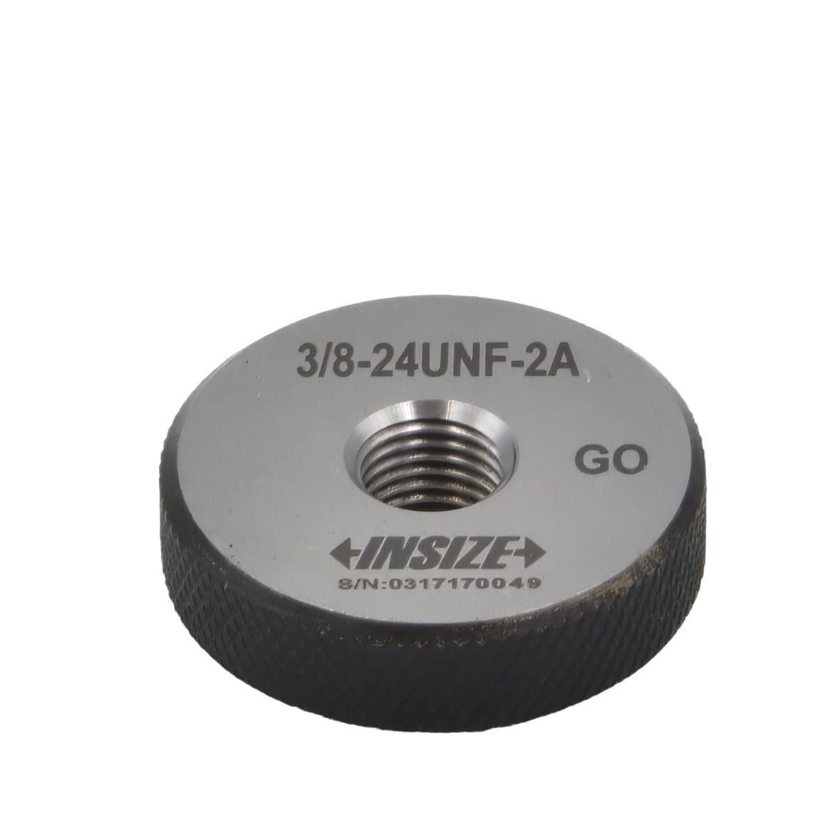 INSIZE Measuring Equipment Insize Thread GO Ring Gauge 3/8"-24 UNF Series 4121-3C2