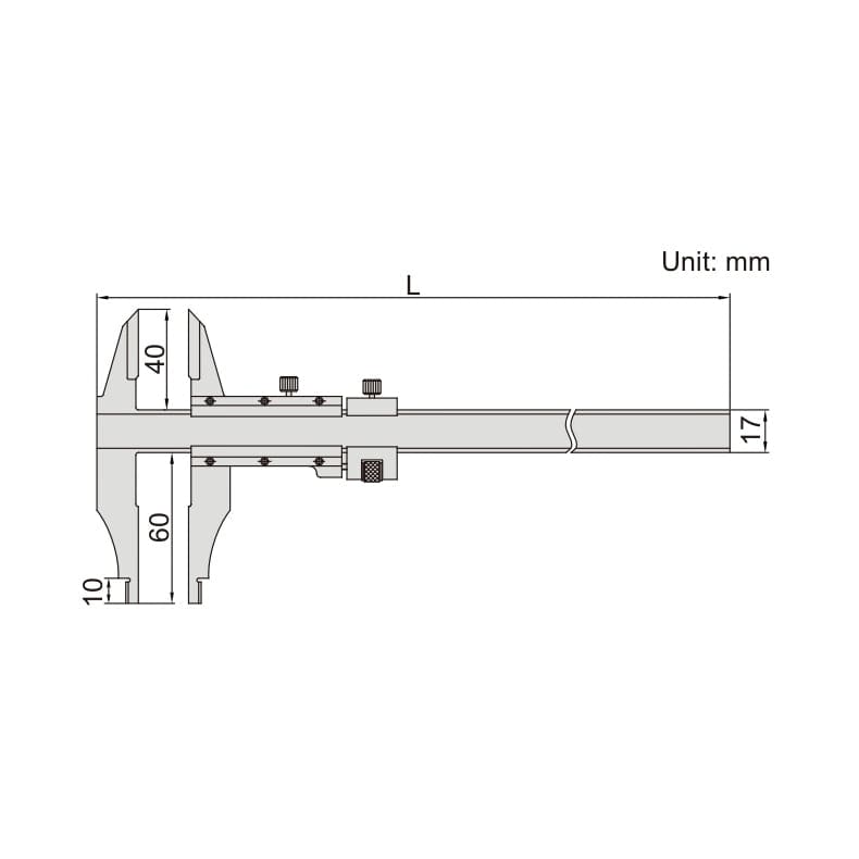 INSIZE Measuring Equipment Insize Vernier Caliper 0-300mm Range Series 1217-3001