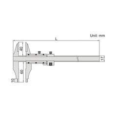 INSIZE Measuring Equipment Insize Vernier Caliper 0-300mm Range Series 1217-3001