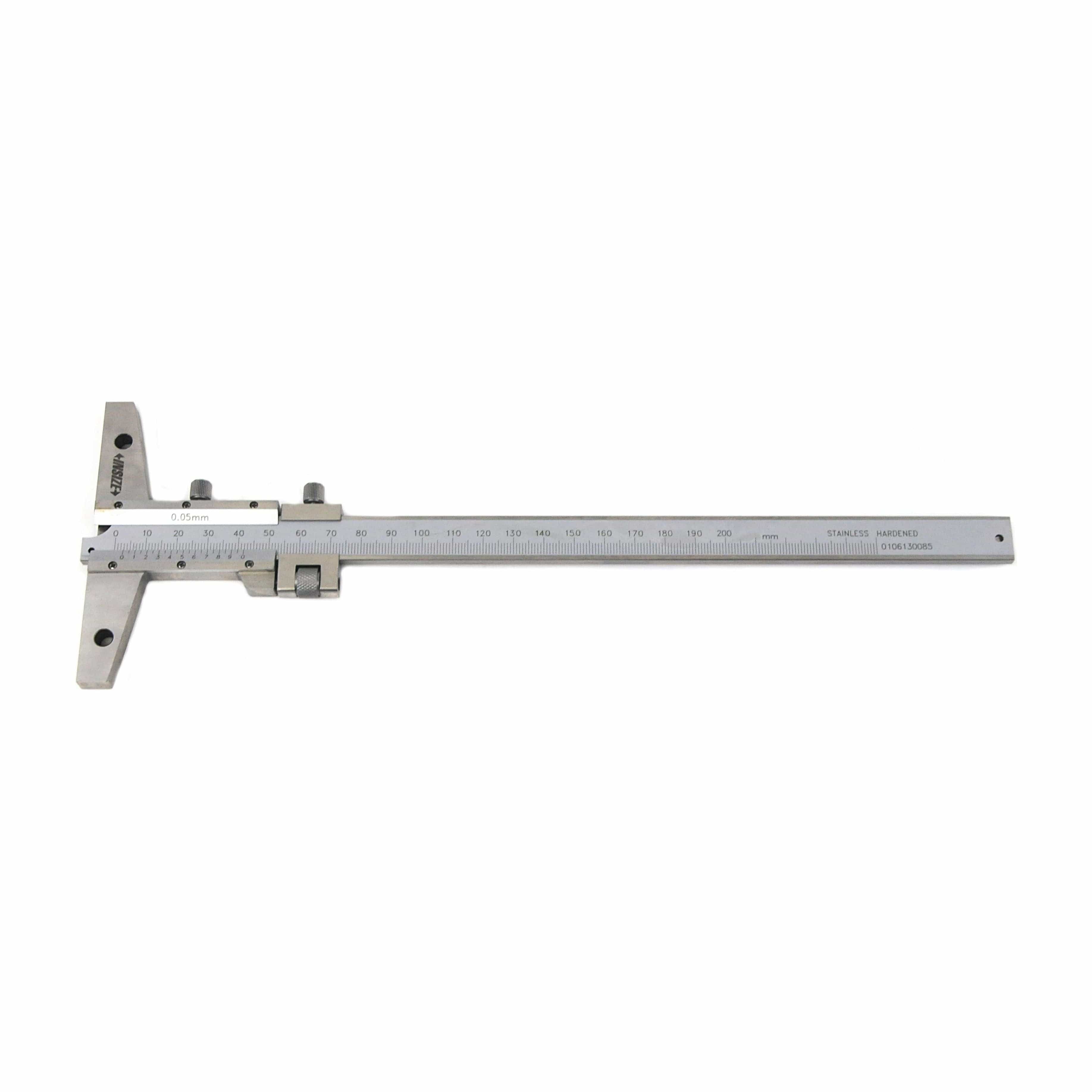 INSIZE Measuring Equipment Insize Vernier Depth Gauge 0-200mm Range Series 1249-200