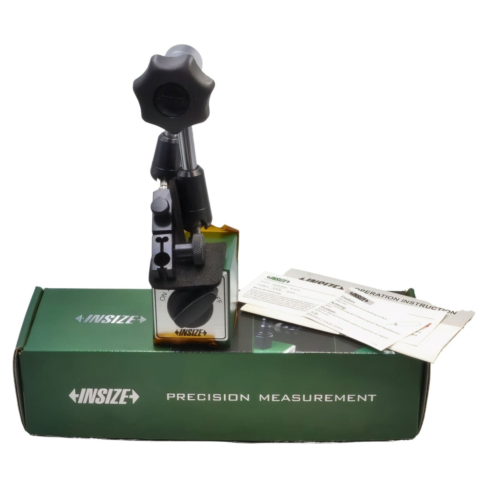 Insize Mechanical Lock Magnetic Stand 80 kg Force Series 6210-81E - Twin Eagle Imports