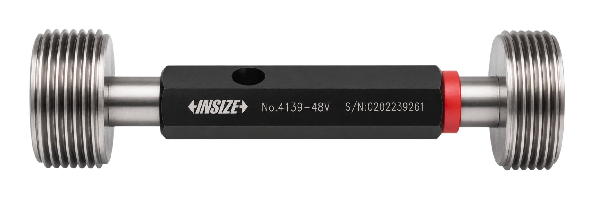 Insize Metric Fine Thread Plug Gauge M48 x 3 Class 6H Series 4139-48V - Twin Eagle Imports