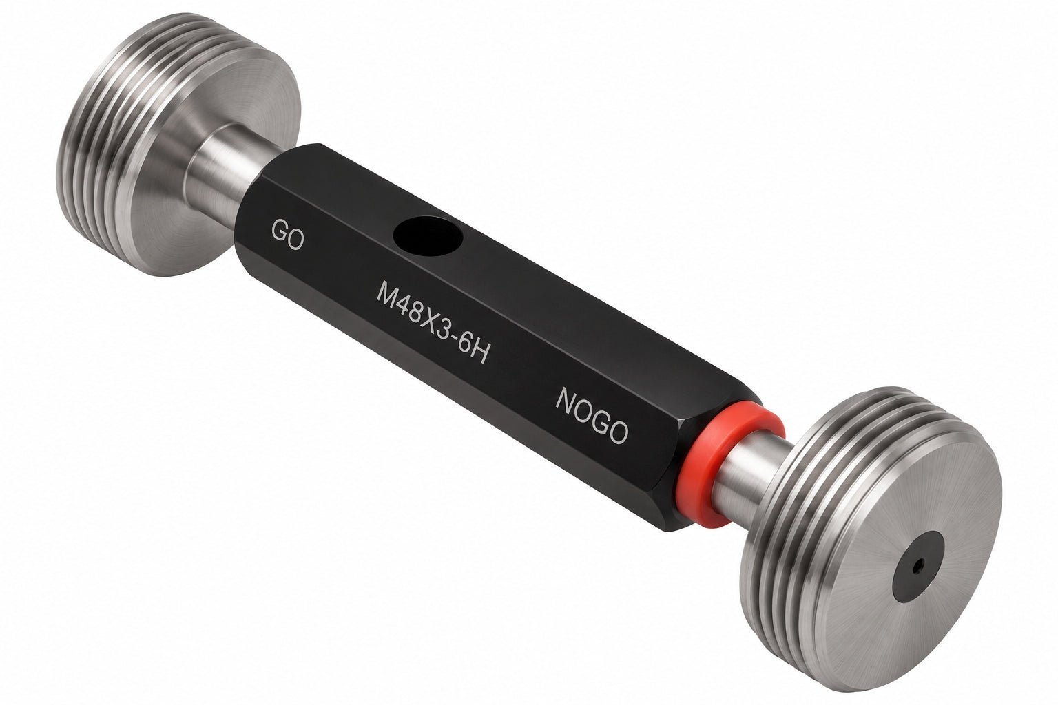 Insize Metric Fine Thread Plug Gauge M48 x 3 Class 6H Series 4139-48V - Twin Eagle Imports