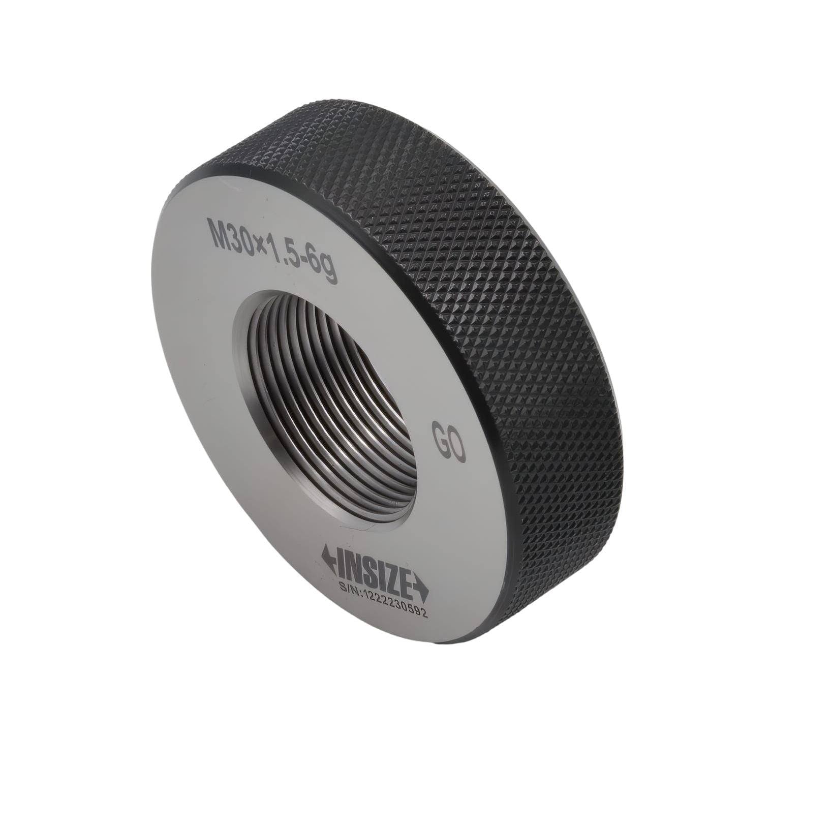 Insize Metric Fine Thread Ring Gauge M30 x 1.5 Class 6g GO Series 4129-30R - Twin Eagle Imports