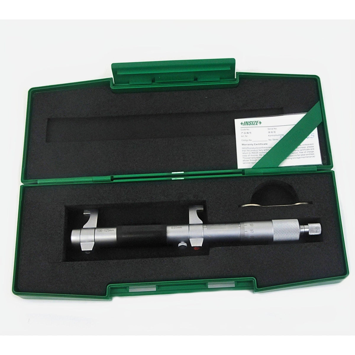 Insize Metric Inside Micrometer 100-125mm Range Series 3220-125 - Twin Eagle Imports