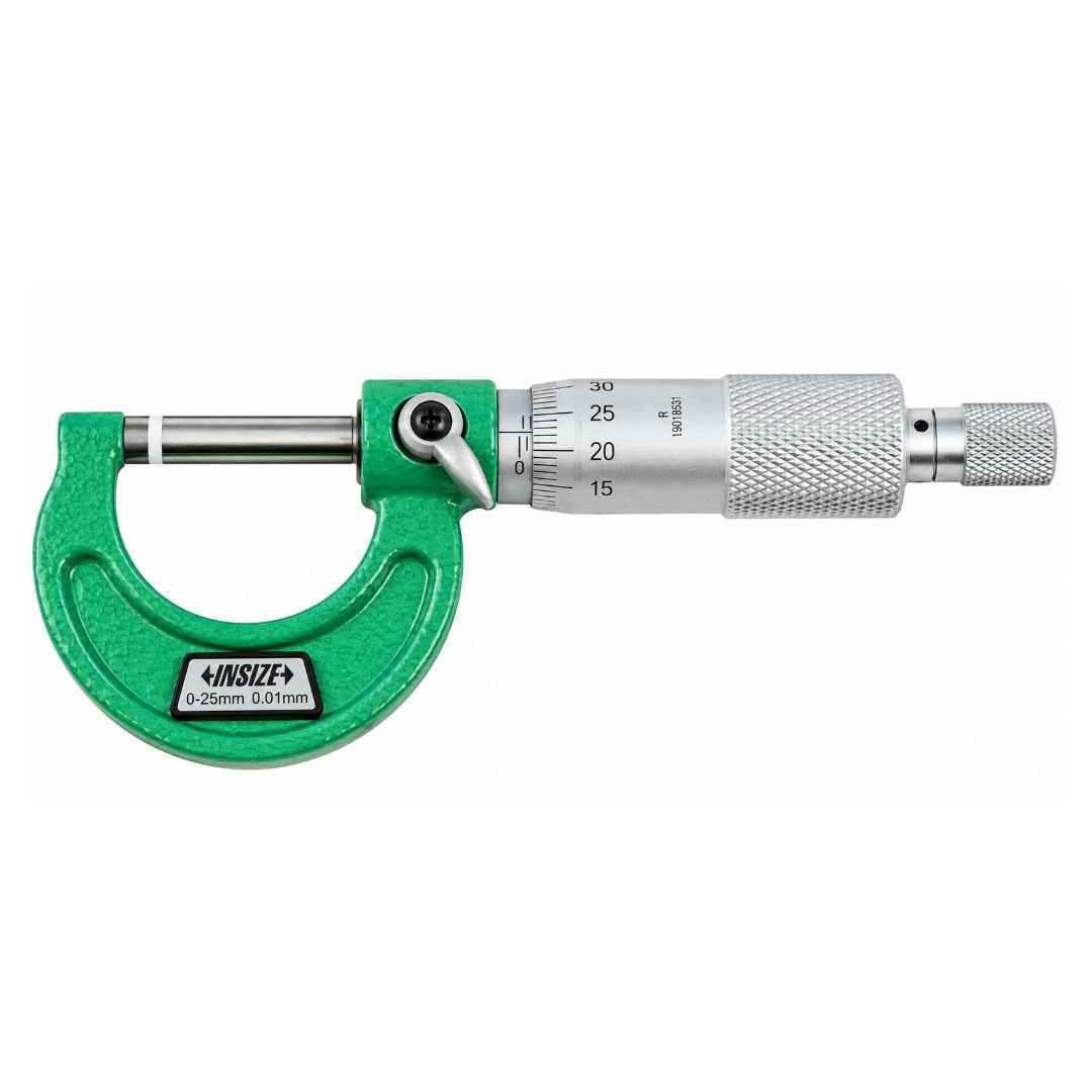 Insize Metric Outside Micrometer 0-25mm Range Series 3203-25A - Twin Eagle Imports