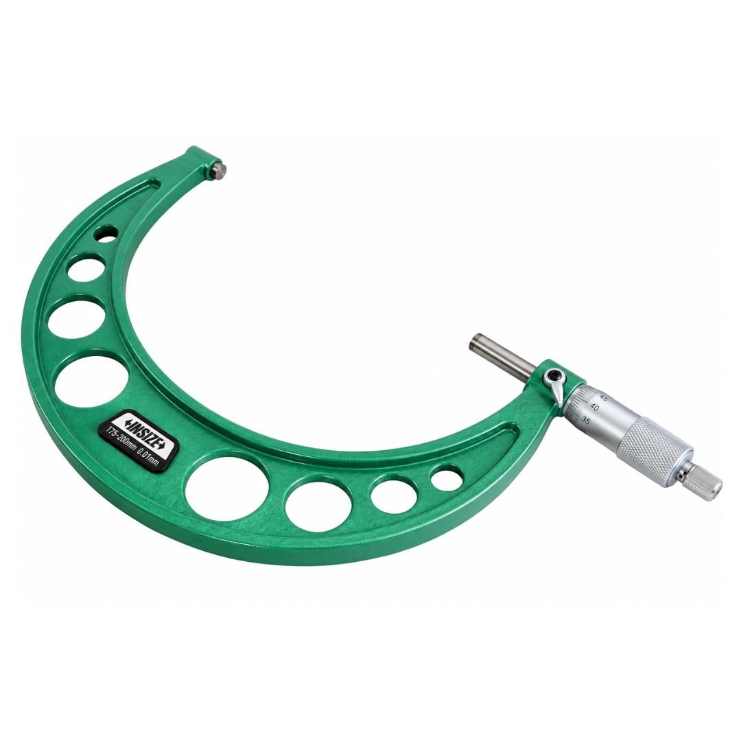 Insize Metric Outside Micrometer 175-200mm Range Series 3203-200A - Twin Eagle Imports